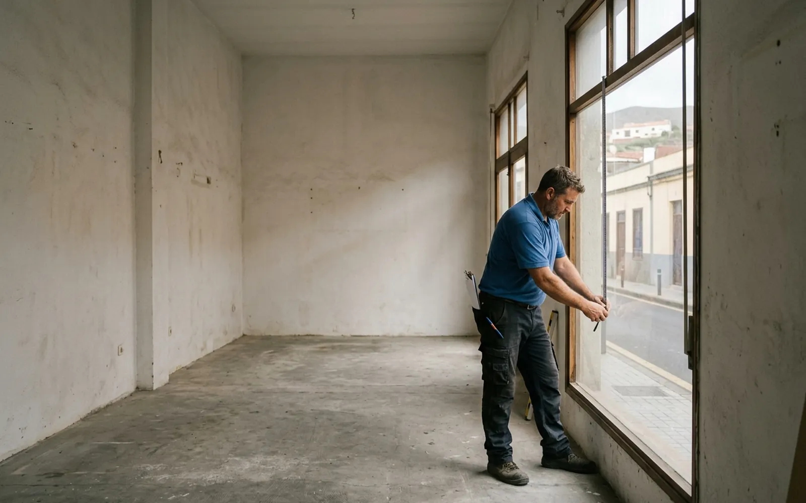 Inspección técnica de un local comercial para estudiar su posible conversión en vivienda